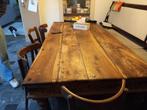 Massief houten tafel, Maison & Meubles, Rectangulaire, 50 à 100 cm, Enlèvement, Utilisé