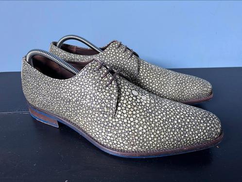 Floris van Bommel herenschoenen maat 8.5 / 42.5 H, Kleding | Heren, Schoenen, Zo goed als nieuw, Veterschoenen, Overige kleuren