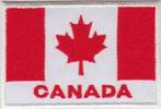 Canada vlag stoffen opstrijk patch embleem, Divers, Drapeaux & Banderoles, Envoi, Neuf