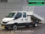 Iveco Daily 35C16 3.0L Kipper Dubbel Cabine met Kist 3,5t tr, Auto's, Bestelwagens en Lichte vracht, Stof, Gebruikt, Euro 6, Iveco