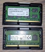 2 x 4GB DDR3L laptop geheugen, 4 GB, Utilisé, Laptop, Enlèvement ou Envoi