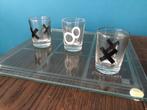 Shotglazen Decoratie Tic Tac Toe Game, Collections, Verres et Verres à shot, Comme neuf, Enlèvement ou Envoi