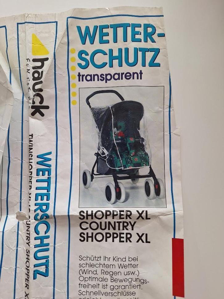 Housse pluie universelle poussette canne XL Hauck, Kinderen en Baby's, Buggy's, Zo goed als nieuw, Overige merken, Regenhoes, Ophalen of Verzenden