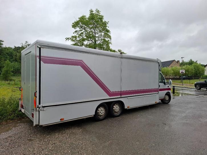 Marktwagen/verkoopwagen Citroën met uitschuifdak tot 14m, Auto's, Citroën, Bedrijf, Jumper, Diesel, Euro 4, Overige carrosserie