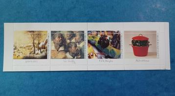 Set de 4 timbres 20e anniversaire du musée d'art