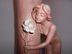 sculpture vase terre cuite " lampe " art nouveau, Ophalen, Overige materialen, Gebruikt, 50 tot 75 cm