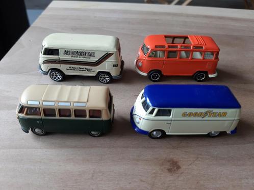 Lot de 4 fourgons Volkswagen, Hobby & Loisirs créatifs, Voitures miniatures | Échelles Autre, Enlèvement ou Envoi