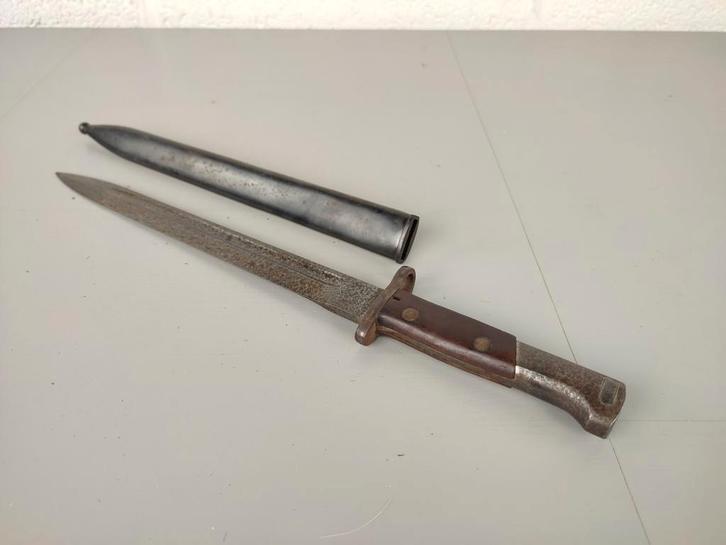 Belgische Mauser M1924 export bajonet, Collections, Objets militaires | Général, Enlèvement ou Envoi