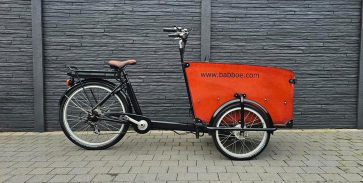 Babboe Big elektrische bakfiets, met 2 Accu's in goede staat, Vélos & Vélomoteurs, Vélos | Vélos avec bac, 4 enfants ou plus, Électrique