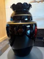 Zwarte vaas KRIEKENBIER Verhaeghe Vichte, Ophalen of Verzenden, Zo goed als nieuw, Overige typen, Overige merken