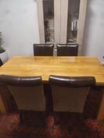 Table de salle à manger avec 6 chaises, Maison & Meubles, Enlèvement, Comme neuf