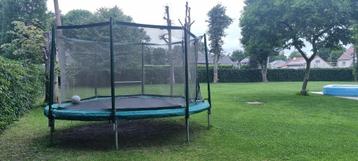 Trampoline 420cm diameter, Enlèvement, Utilisé