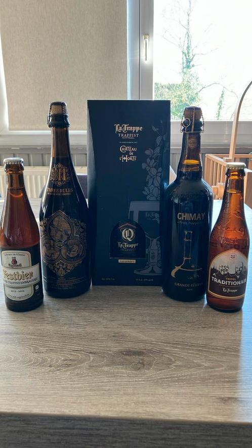 Lot de bouteilles bières Trappistes, Verzamelen, Biermerken, Zo goed als nieuw, Flesje(s), La Trappe, Ophalen of Verzenden