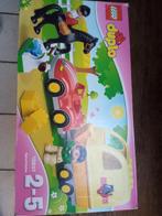 Duplo 2-5 jaar,  Paard met ruiter en trailer., Ophalen, Gebruikt, Complete set, Duplo