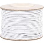 Sieraden elastiek wit rond 1mm - 25 meter Wit, Nieuw, Overige typen, Verzenden