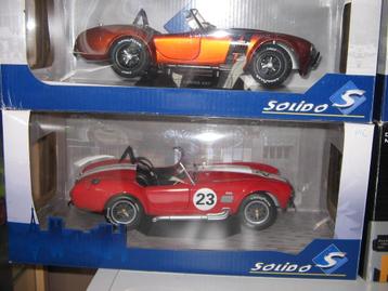 shelby cobra's op 1/18 van solido beschikbaar voor biedingen