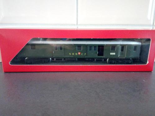 Marklin fourgon CFF/SBB réf 4017, Hobby en Vrije tijd, Modeltreinen | H0, Gebruikt, Wagon, Wisselstroom, Märklin, Ophalen