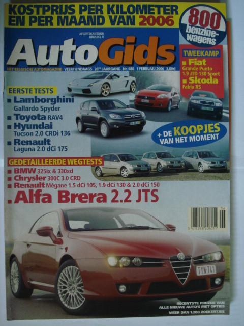 AutoGids 686, Boeken, Auto's | Folders en Tijdschriften, Gelezen, Algemeen, Verzenden