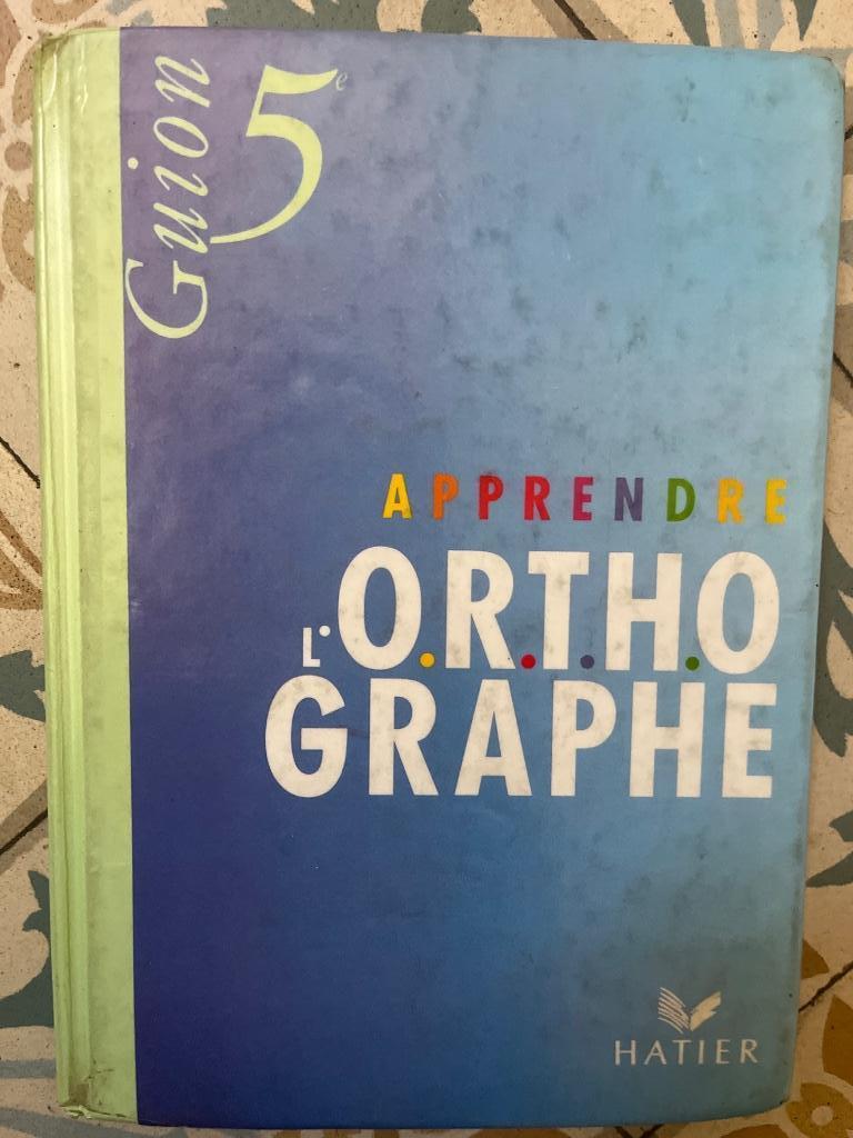 Apprendre l’orthographe, Livres, Enlèvement ou Envoi, Primaire, Français, Utilisé