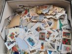 Schoenendoos met postzegels op papier, Ophalen of Verzenden