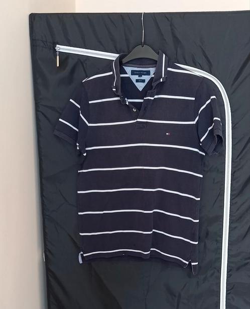 Heren polo maat L merk Tommy Hilfiger., Kleding | Heren, Polo's, Gedragen, Maat 52/54 (L), Blauw, Ophalen