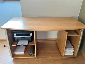 Buro met klein rolluik 150 cm, Ophalen, Gebruikt, 120 tot 170 cm