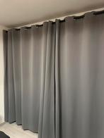 Verduisteringsgordijnen (290x245 cm) in mooie grijze stof, Maison & Meubles, Ameublement | Rideaux & Stores à lamelles, Enlèvement