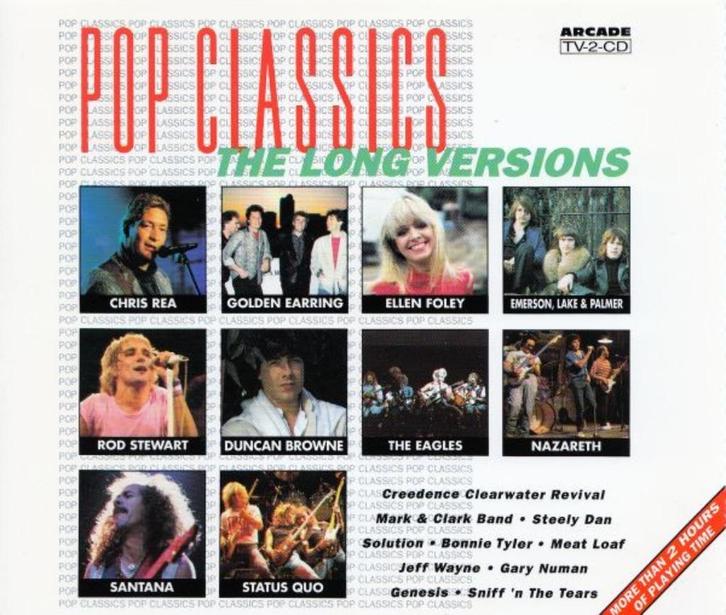 1469 - POP CLASSICS - THE LONG VERSIONS - 2CD/BOX - NIEUW, Cd's en Dvd's, Cd's | Verzamelalbums, Nieuw in verpakking, Pop, Boxset