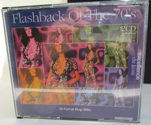CD-02: Nº.1 HITS-2 CD’S-FLASHBACK OF THE 70’s, Boeken, Muziek, Zo goed als nieuw, Verzenden