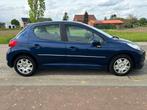 Peugeot 207 1.6 i Automaat 78000 km 09/2010 leer, piano, Auto's, Peugeot, Automaat, Euro 5, Zwart, Blauw