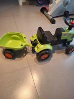 Kleine tractor met aanhanger, Kinderen en Baby's, Ophalen, Zo goed als nieuw