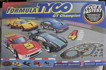 Formule TYCO elektrische racebaan (slotcars), schaal 1/72e beschikbaar voor biedingen