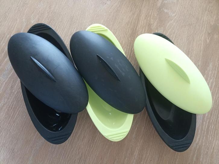 Mastrad stoommandjes, Huis en Inrichting, Keuken | Tupperware, Zo goed als nieuw, Overige typen, Groen, Ophalen