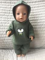 271. Babyborn: Nieuwe groene jogging, Kinderen en Baby's, Speelgoed | Poppen, Ophalen of Verzenden, Nieuw, Babypop