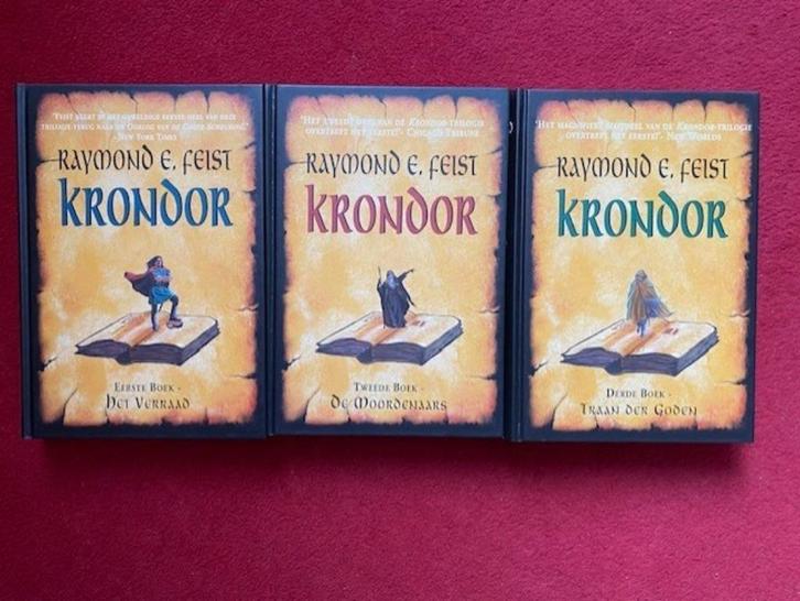 raymond e. feist krondor hardcovers de complete trilogie in, Boeken, Fantasy, Ophalen of Verzenden