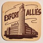 Export Allies onderzetter bierviltje bierdeckel onderzetter, Ophalen of Verzenden, Viltje(s)