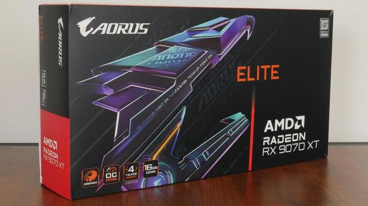 Aorus RX 9070 XT Elite 16gb als nieuw, Computers en Software, Videokaarten, Zo goed als nieuw, AMD, PCI-Express 5.0, GDDR6, HDMI