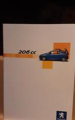 Brochure PEUGEOT 206 cc, Livres, Enlèvement ou Envoi, Comme neuf, Peugeot