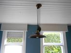 Te koop 3 luchters in landelijke staal zo goed als nieuw, Ophalen, 50 tot 75 cm, Metaal, Landelijk