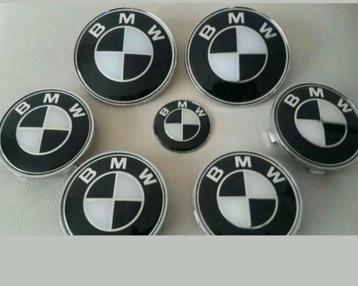 Bmw emblemen set van 7x stuks > zwart wit g20 e60 e90 e39 beschikbaar voor biedingen