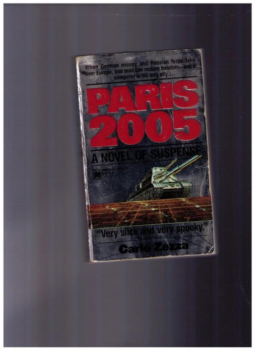 Paris 2005, Carlo Zezza - IVY books - NY - 1991, Livres, Romans historiques, Utilisé, Enlèvement ou Envoi