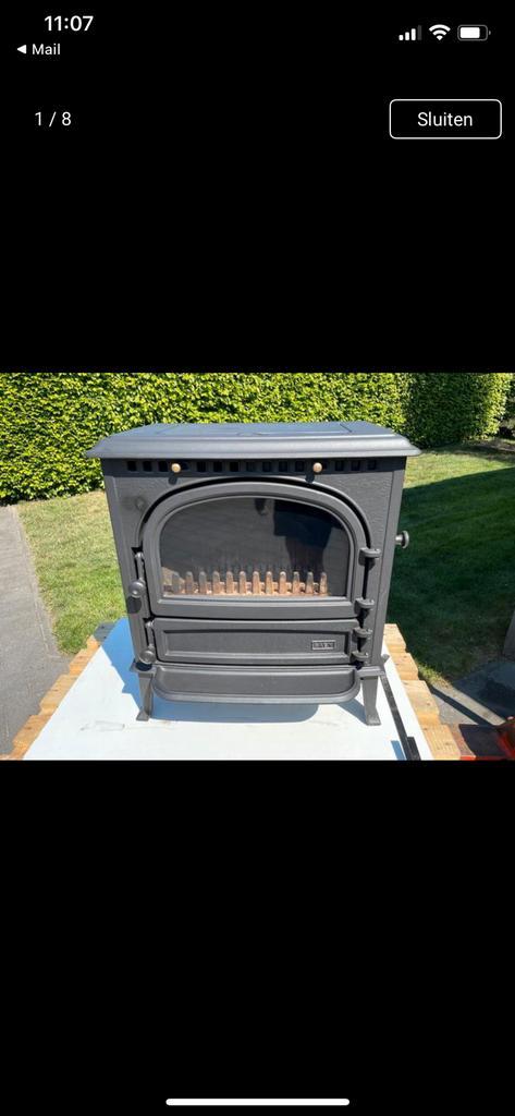 Hout- en kolenkachel Saey, Huis en Inrichting, Kachels, Gebruikt, Vrijstaand, Allesbrander, Hout, Ophalen