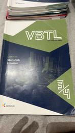 VBTL 3/4 – leerboek statistiek , Boeken, Ophalen, Zo goed als nieuw, Wiskunde A