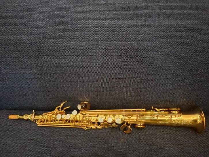Yamaha Yss875 Ex sopraansaxofoon, Muziek en Instrumenten, Blaasinstrumenten | Saxofoons, Zo goed als nieuw, Sopraan, Ophalen