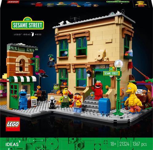 Lego 21324 Sesame Street 123, Kinderen en Baby's, Speelgoed | Bouwstenen, Zo goed als nieuw, Ophalen of Verzenden