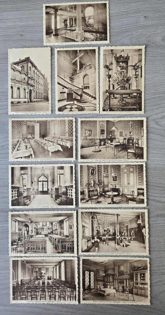 Postkaarten 12 stuks Hemelsdaele Brugge perfecte staat, Verzamelen, Foto's en Prenten, Nieuw, Prent, Voor 1940, Verzenden