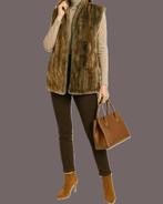 Hucke reversible bodywarmer met bontlook maat 38/40, Kleding | Dames, Maat 38/40 (M), Bruin, Ophalen of Verzenden, Hucke