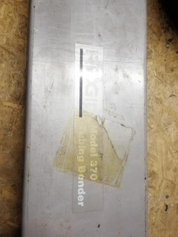 Buizenplooier set 14-22 rigid 370 beschikbaar voor biedingen