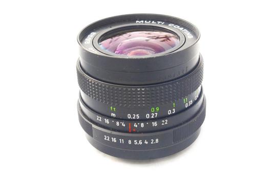 Pentacon 29 mm 2,8 M42 + adapterring mogelijk, Audio, Tv en Foto, Fotocamera's Analoog, Zo goed als nieuw, Spiegelreflex, Canon