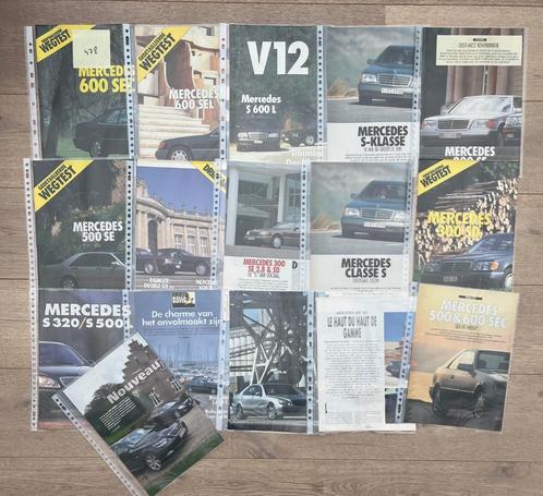 MERCEDES S KLASSE - ARTIKELS, Boeken, Auto's | Folders en Tijdschriften, Mercedes, Ophalen of Verzenden